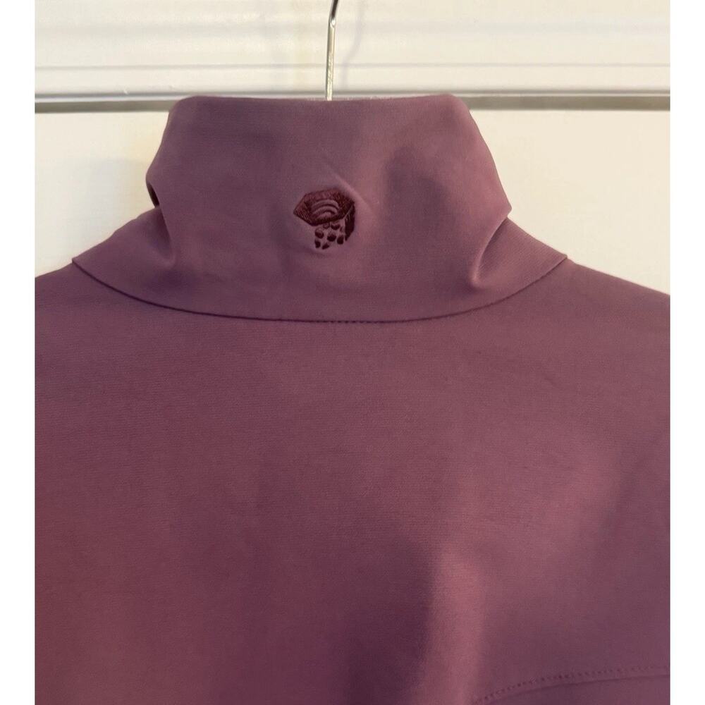 Mountain Hardwear Offwidth Softshell Jacket Women MED Purple Full Zip TufStretch - Picture 6 of 16